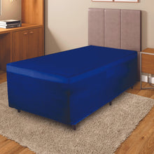 Carregar imagem no visualizador da galeria, Kit Lençol Luva para Cama Solteiro Box em malha Gel Lisa + 1 Fronha