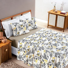 Carregar imagem no visualizador da galeria, Jogo De Lençol Cama Casal Padrão 4 Peças Quality Em Tecido Malha 100% Algodão Toque Macio